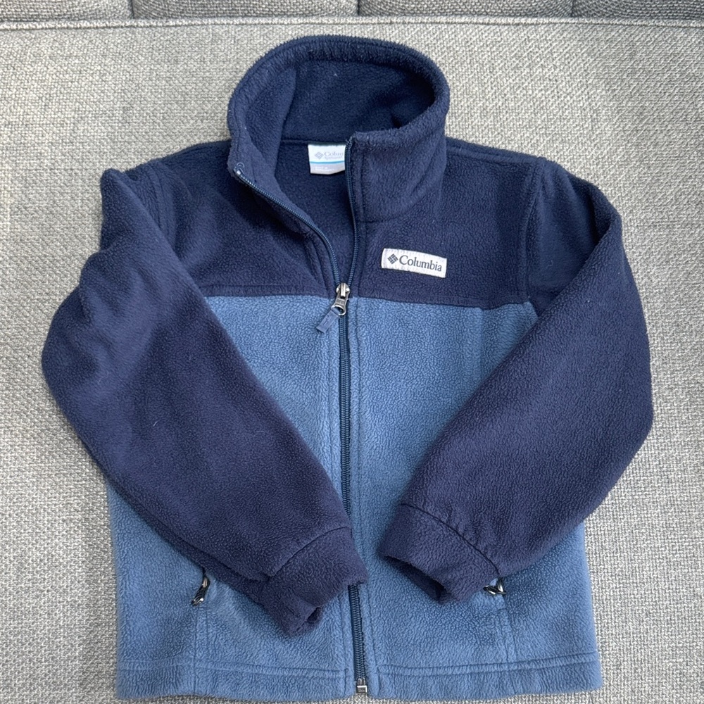 Columbia Dark Blue and Navy Fleece Jacket